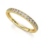 Eternity Ring Żółte Złoto - LUVA E3
