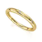 Eternity Ring Żółte Złoto - LUVA E34
