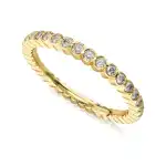 Eternity Ring Żółte Złoto - LUVA E36