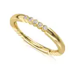 Eternity Ring Żółte Złoto - LUVA E37