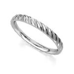 Eternity Ring Białe Złoto - LUVA E5