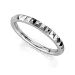 Eternity Ring Białe Złoto - LUVA E9