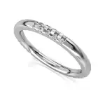 Eternity Ring Białe Złoto - LUVA E10