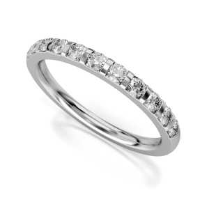 Eternity Ring Białe Złoto - LUVA E11