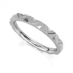 Eternity Ring Białe Złoto - LUVA E15