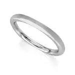 Obrączka eternity ring z białego złota z kamieniami E17