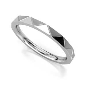 Eternity Ring Białe Złoto - LUVA E33