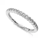 Eternity Ring Białe Złoto - LUVA E36