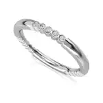 Eternity Ring Białe Złoto - LUVA E37