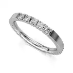 Eternity Ring Białe Złoto - LUVA E38