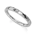 Eternity Ring Białe Złoto - LUVA E39