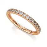 Eternity Ring Czerwone Złoto - LUVA E3