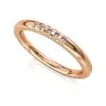 Eternity Ring Czerwone Złoto - LUVA E10