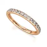 Eternity Ring Czerwone Złoto - LUVA E20
