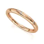 Eternity Ring Czerwone Złoto - LUVA E34