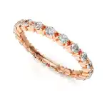 Eternity Ring Czerwone Złoto - LUVA E35