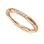 Eternity Ring Czerwone Złoto - LUVA E37