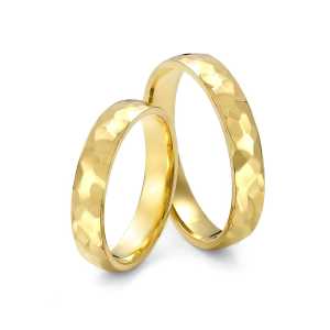 Obrączki ślubne z żółtego złota - F99