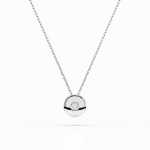 Celebrytka z białego złota CB036 z brylantami 0,04 ct 