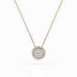 Celebrytka z żółtego złota CB042 z brylantami 0,24 ct 