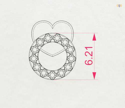 Złote kolczyki próby 585 w formie kółeczek z brylantami 0,16 ct na wkrętki