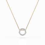 Celebrytka z żółtego złota CB046 z brylantami 0,09 ct