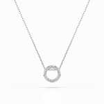 Celebrytka z białego złota CB046 z brylantami 0,09 ct